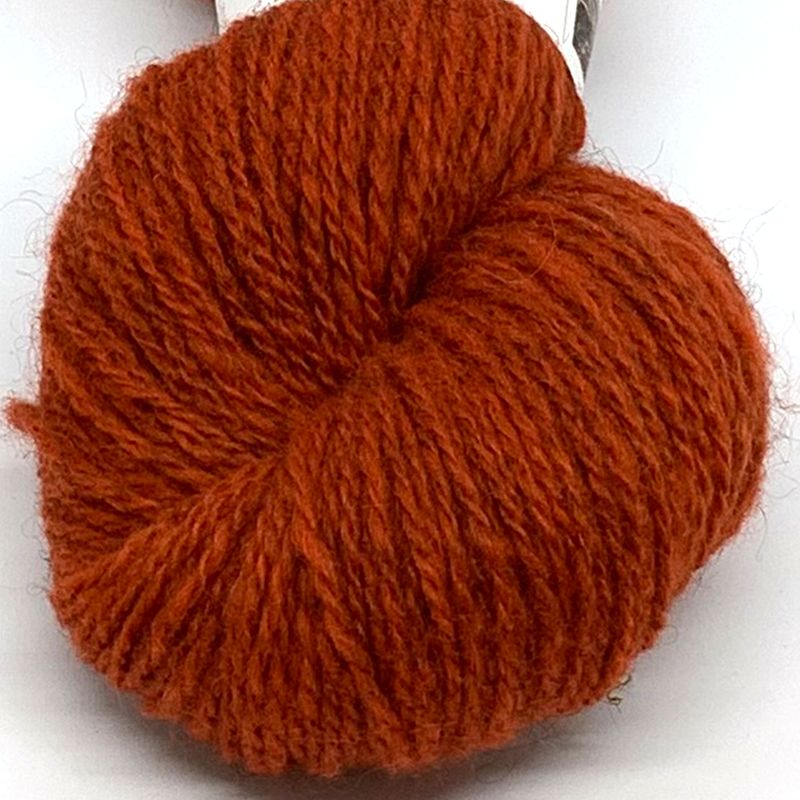 Vidde lamullgarn, rustrød