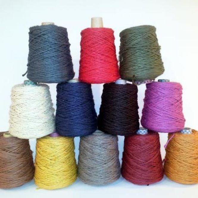 Hovedbilde Jutegarn tykk F 1 Halvbleket