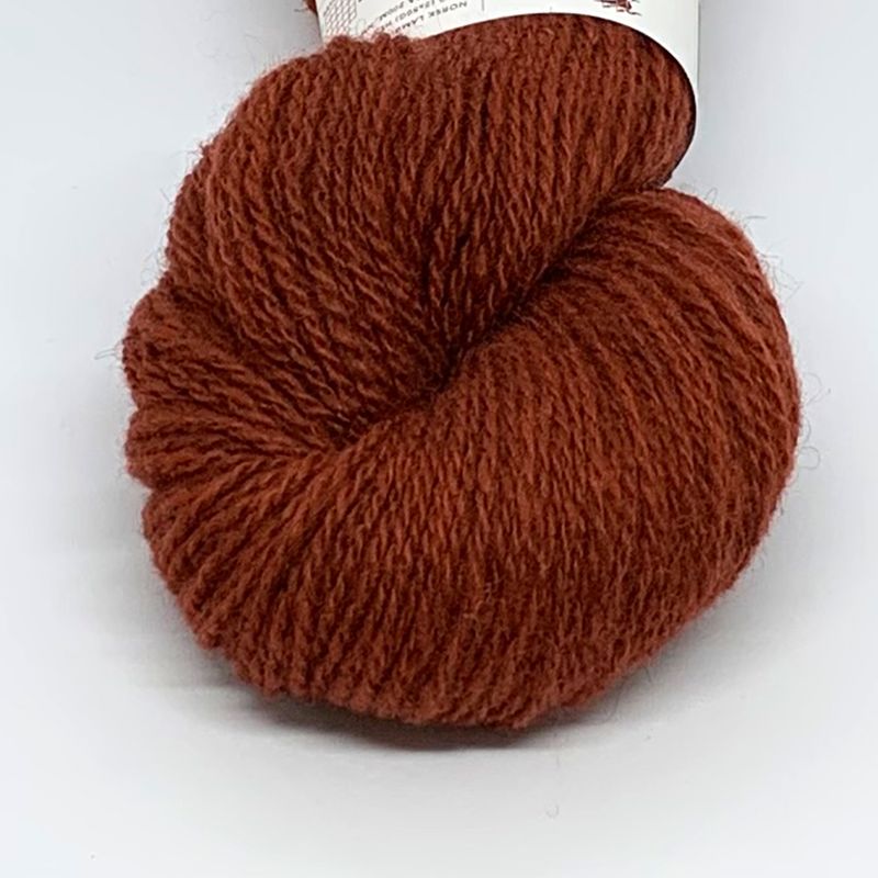 Vidde lamullgarn, kobberrød