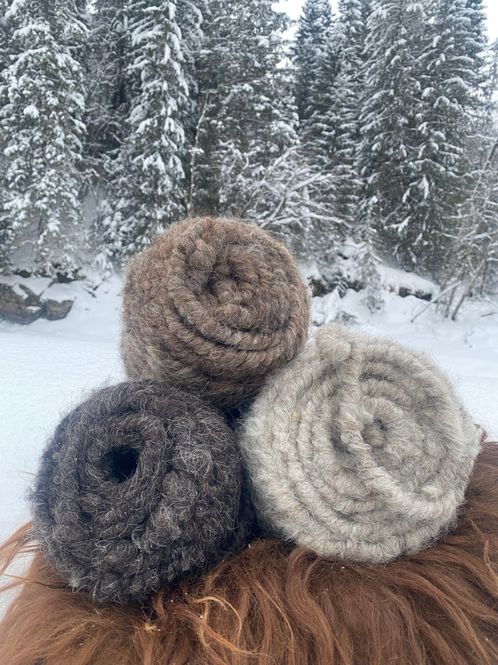 Hovedbilde Trollgarn Ryegarn Lysebrun